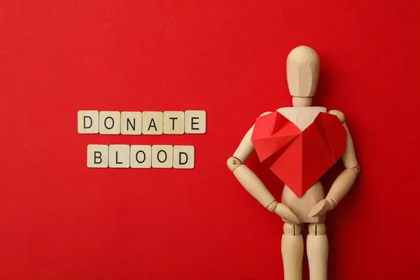 提高认识和献血的概念 — 图库照片