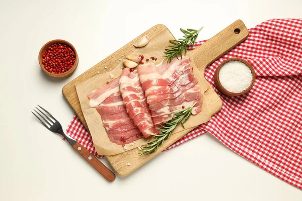 Cibo Base Carne Concetto Cibo Gustoso Pancetta Deliziosa — Foto Stock