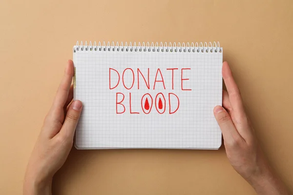 Blodgivning Begreppet Medvetenhet Och Donation — Stockfoto