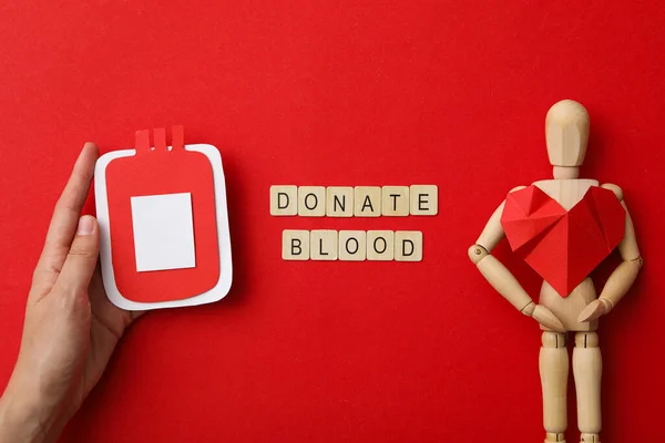 Донорство Крови Концепция Информированности Донорства — стоковое фото