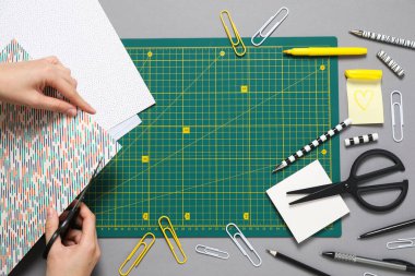 Yama için aksesuar konsepti, paspas kesimi