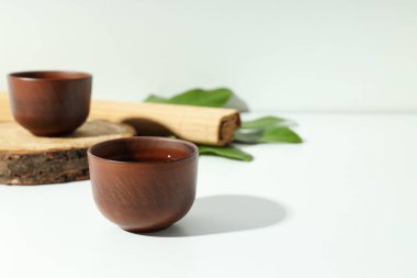 Sıcak ve lezzetli içecek konsepti - Asya çayı