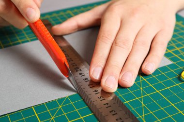 Yama için aksesuar konsepti, paspas kesimi