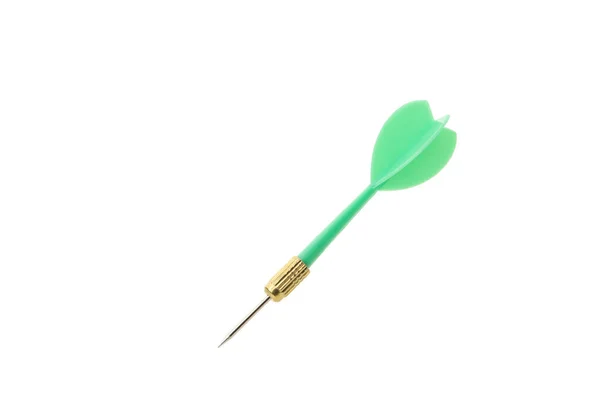 Png Dardo Verde Freccette Isolato Sfondo Bianco — Foto Stock