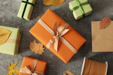 Sonbahar ve sonbahar sezonu, sonbahar sezonu hediyesi ve şimdiki konsept