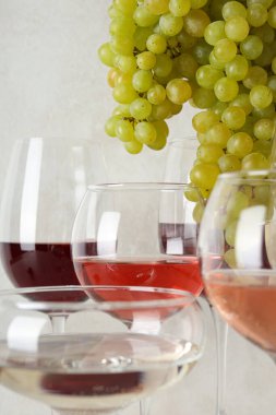 Gurme konsepti, lezzetli alkol içeceği konsepti - şarap