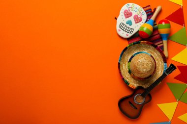 Meksika bayramı, Ölüler Günü. Bugünün ana sembolleri..