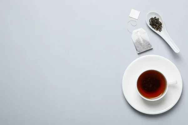 Fogalom Forró Ital Ivás Hideg Évszakban Tea — Stock Fotó