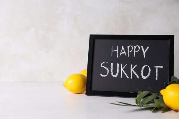 stock image Happy Sukkot festival, a Jewish holiday concept