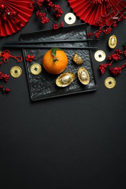 Mutlu Çin Yeni Yılı kavramı, metin için boşluk