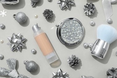 Farklı kozmetik ürünleri kavramı, farklı kış kozmetikleri