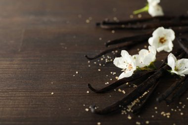 Aromatik vanilya özlü aromaterapi kavramı