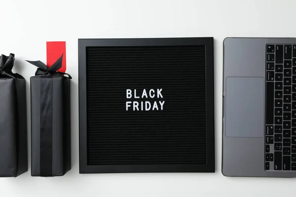 Concept Black Friday Sale Discounts — Stock Photo, Image
