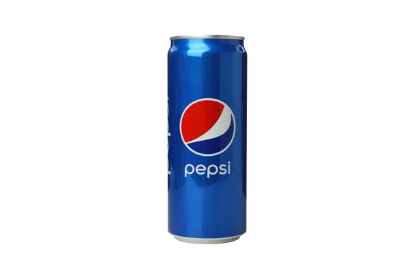 Ukrajina Kyjev 2023 Png Plechovka Pepsi Izolované Bílém Pozadí — Stock fotografie
