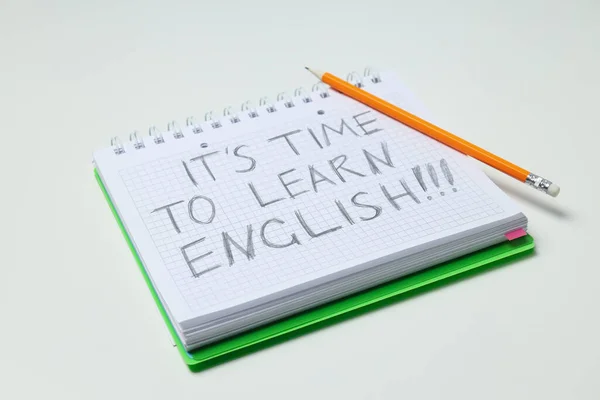 学习英语 学习语言的概念 — 图库照片