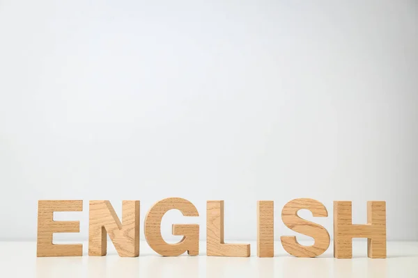Englischlernen Konzept Des Spracherwerbs — Stockfoto