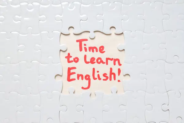 Nauka Języka Angielskiego Koncepcja Nauki Języka — Zdjęcie stockowe