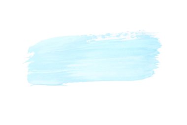 PNG, mavi boya, beyaz arkaplanda izole edilmiş.