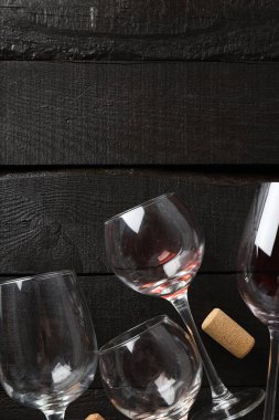 Gurme konsepti, lezzetli alkol içeceği konsepti - şarap