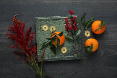 Mutlu Çin Yeni Yılı kavramı, üst görünüm