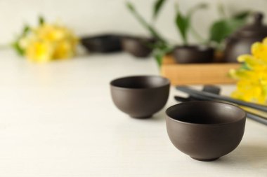 Dünya konseptinde farklı hizmet - Çin servisi veya Çin sofrası kurulumu