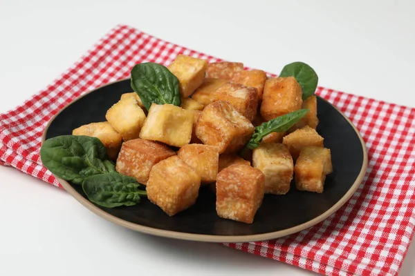 Fried Tofu Delicious Tasty Fried Food Tasty Food — Stock Photo, Image