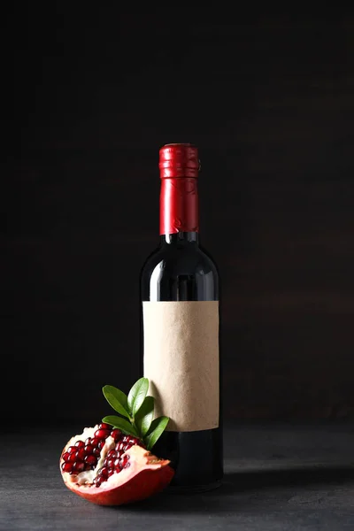 Vino Melograno Bevanda Alcolica Deliziosa Gourmet — Foto Stock