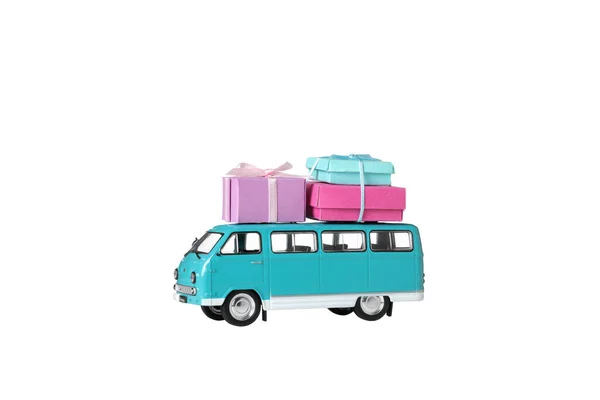 Png Car Gifts Isolated White Background — Stock Photo, Image