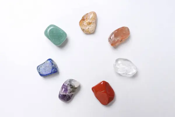 Magiska Kristaller Andlig Esoterisk Praktik För Avkoppling Och Meditation — Stockfoto