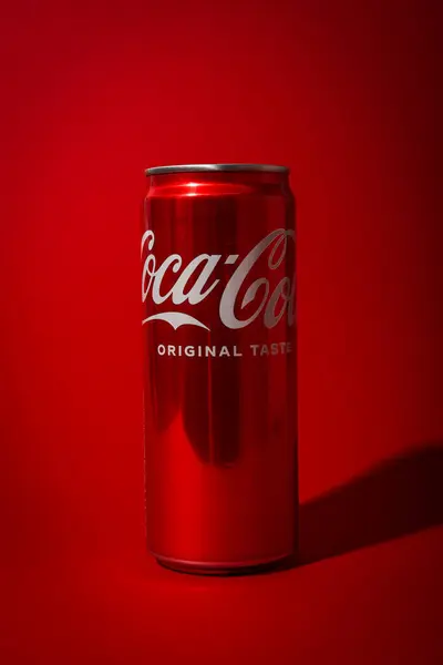 stock image Odessa, Ukraine, 03.09.23: Coca cola drink, soda drink