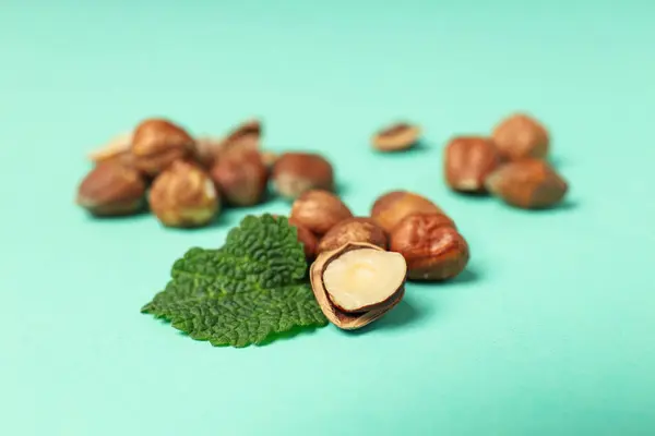 Здоровое Питание Концепция Здорового Питания Орехи Фундук — стоковое фото