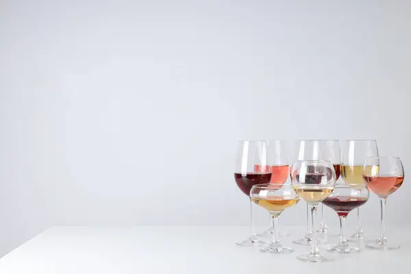 Concepto Bebida Gourmet Bebida Alcohólica Deliciosa Vino —  Fotos de Stock