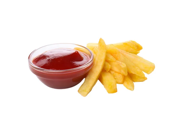 Png French Fries Grid Isolated White Background — Stock Photo, Image
