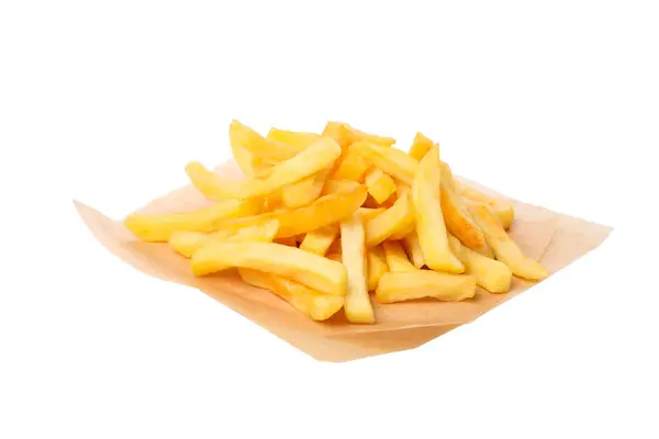 Png French Fries Close Isolated White Background — Stock Photo, Image
