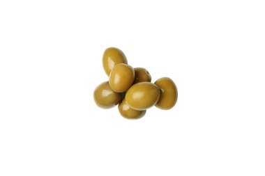 PNG, yeşil zeytin, beyaz arkaplanda izole edilmiş.