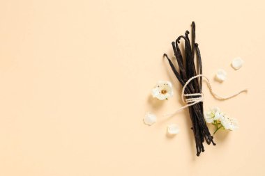 Aromatik vanilya özlü aromaterapi kavramı