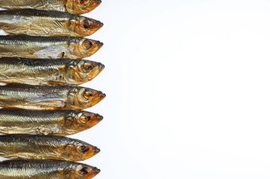 Lezzetli yemek kavramı - lezzetli füme balık