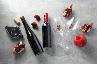 Nar şarabı, gurme alkol içeceği, lezzetli içecek.