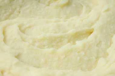 Patates püresi, lezzetli ve lezzetli yemek kavramı.