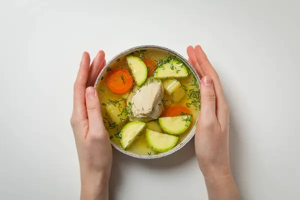 Sopa Legumes Nutrição Saudável Estilo Vida Saudável — Fotografia de Stock