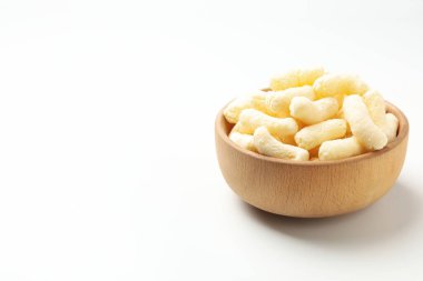 Mısır çubukları, lezzetli atıştırmalık konsepti.