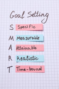 Gol planı bir defterde yazılı.