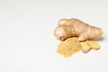 Baharat ve baharat konsepti - zencefil, ev yapımı baharat