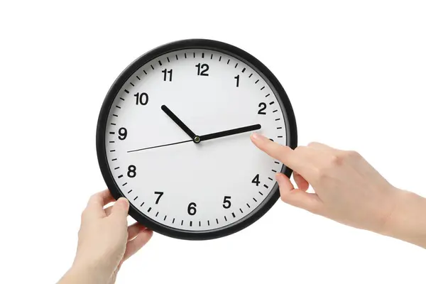 Png Clock Isolated White Background Stock Photo