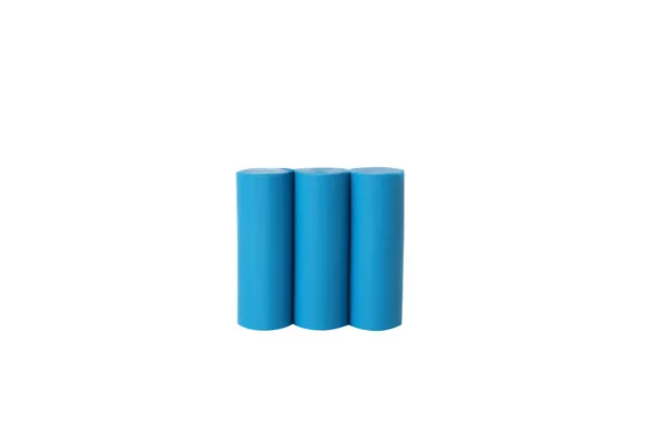 Png Шматок Синього Пластиліну Ізольований Білому Тлі — стокове фото