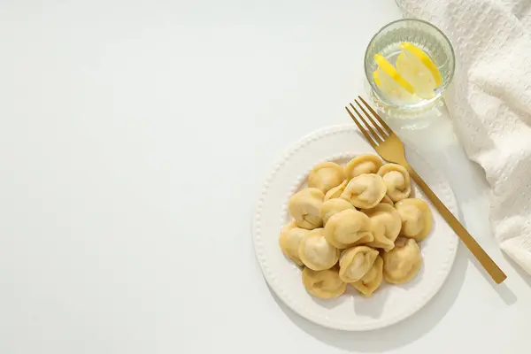 Dumplings, concept of tasty food, dough food