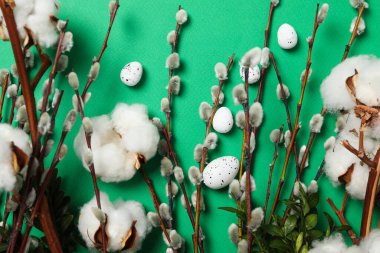 Bahar tatili - Paskalya, söğütle Paskalya konsepti