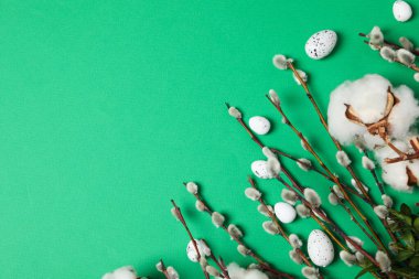 Bahar tatili - Paskalya, söğütle Paskalya konsepti