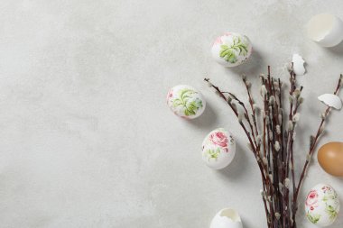 Bahar tatili - Paskalya, söğütle Paskalya konsepti