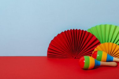 Cinco de Mayo bayramı için tatil süslemeleri.